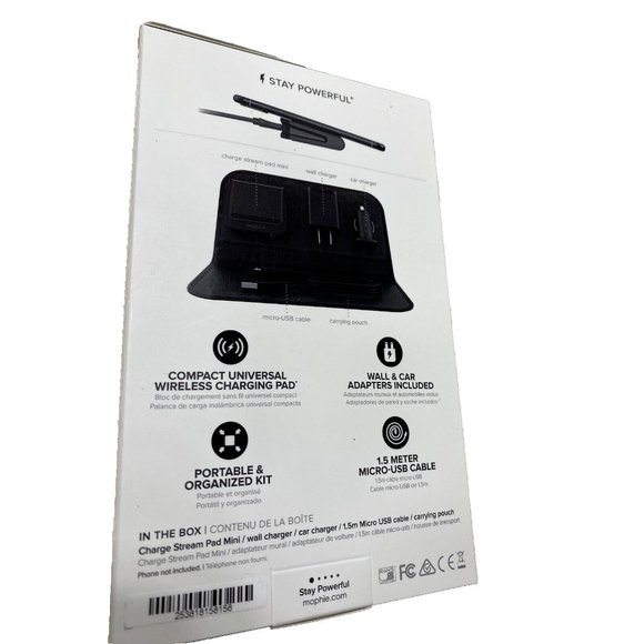 Mophie Travel Kit Wireless Charging for iPhone X and Other Qi-Enabled Smartphone - Picture 4 of 6